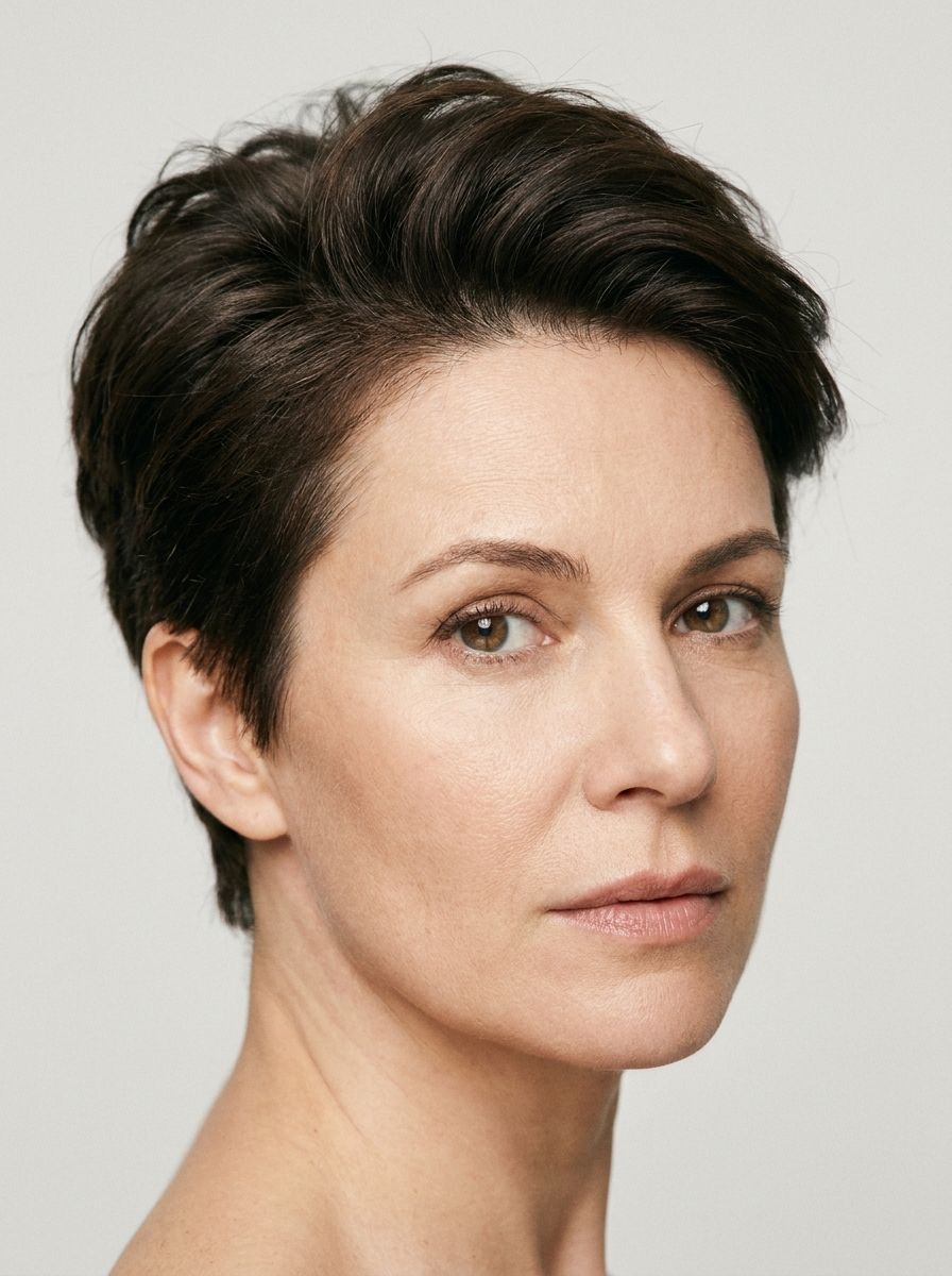 Pixie mit mehr Volumen am Oberkopf - Kurzhaarfrisuren stylen